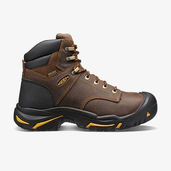 KEEN Mt Vernon 6" - Hnede Nepremokave Topanky Panske, KEEN013